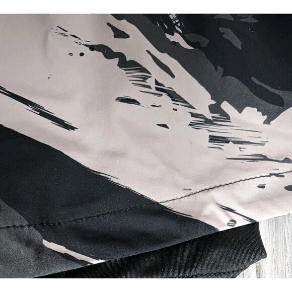 Alpine Slate Camo Axe Training Shorts Gym Running Stretch Gray Black Men's 2XL - Picture 7 of 10